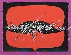 CLK-60 by Jaroslav Serpan, 1966, gouache, offered Jun 2015