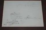 Neapolitanische Fischer am Strand by Ulrich, Johann Jakob Ii., pencil, offered Jun 2015