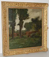 Der Freiluftmaler by Herman Lipot, 1926, oil on canvas, sold Jun 2015