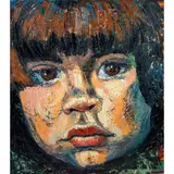 Untitled by Niels Reyes Cadalso, oil on canvas, sold Feb 2024