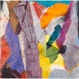 Mercantile Lust by John Chamberlain, 1991, monotype, sold Feb 2024