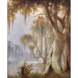 Bayou Barbary by Joseph Rusling Meeker, oil on canvas affixed to masonite, sold Feb 2024