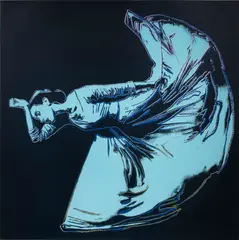 Letter to the World (The Kick) from Martha Graham by Andy Warhol, 1986, screenprint, sold Feb 2024