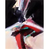 Untitled by Gregory Deane, acrylic on canvas, sold Feb 2024