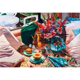 Chinese Shawl by Kim Mendenhall, 1991, oil on linen, sold Feb 2024