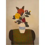 Still Life with Bouquet by Wilfred Spoon, oil on canvas, sold Feb 2024