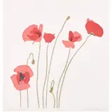 Aegean Poppies by Beth Van Hoesen, 1977, etching with aquatint, sold Feb 2024