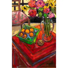 Untitled by Jae Dougall, oil on canvas, sold Feb 2024
