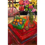Untitled by Jae Dougall, oil on canvas, sold Feb 2024