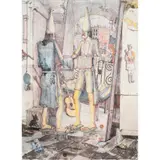 Mr. Unpopular by William T. Wiley, 1980, lithograph in colors, sold Feb 2024