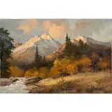 Untitled by Robert Wood, oil on canvas, sold Feb 2024