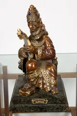 Untitled by A Frank Meisler, bronze figure of King David, sold Feb 2024