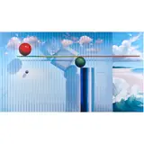 Untitled by Yasami Masoud, acrylic on canvas, sold Feb 2024