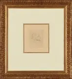 Portrait of Berthe Morisot by Pierre-Auguste Renoir, etching, sold May 2026