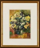 Still Life with Wild Flowers VII by Jan Dingemans, oil on board, sold May 2026