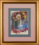 Still Life with Flowers by Marie Vermeulen Breedt, oil on paper, sold May 2026