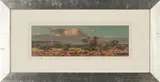 Bushveld Landscape with Clouds by Otto Klar, oil on board, sold May 2026