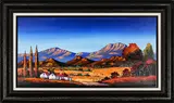 Extensive Farming Landscape by Nic Van Rensburg, oil on canvas, sold May 2026