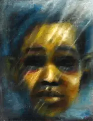 Portrait by Doctor Maila, oil on canvas, sold May 2026