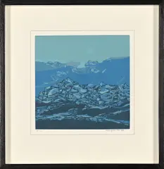 Landscape by Chris Spies, silkscreen, sold May 2026