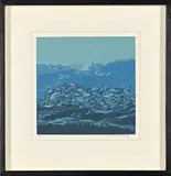 Landscape by Chris Spies, silkscreen, sold May 2026