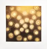 Dome Two by Ross Bleckner, 2002, Etching and Aquatint in Colors on Paper, sold May 2025