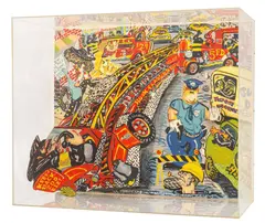 Aarrrrrrhh by Red Grooms, 1971, Lithograph in Colors on Arches Paper, sold Jun 2025