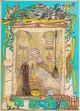 The Pancake Eater by Red Grooms, 1981, Lithograph and Screenprint in Colors, sold Jun 2025