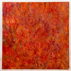 Abstract Composition by Andy Miller, Oil on Canvas, sold Jun 2025