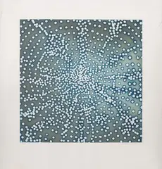 Leader Sequence by Ross Bleckner, 2002, Etching and Aquatint in Colors on Paper, sold Jun 2025