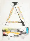 Study - A is for Ascension by Domenick Capobianco, Mixed Media on Paper, sold Jun 2025