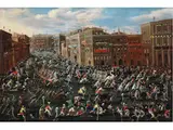 Regatta auf dem Canal Grande by Josef Heintz d. J., oil on canvas, sold Dec 2025