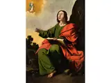 Offenbarung des Johannes by Francisco de Zurbarán, oil on canvas, sold Sep 2019