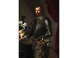 Portrait Eines Herren in Rüstung by Giuseppe Vermiglio, 1585 Alessandria – 1635, oil on canvas, offered Apr 2018