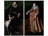 Yolande de Ligne (1585 - 1611) by Flämischer Porträtist um 1610, oil on canvas, sold Apr 2016
