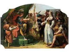 Der Grossmut des Scipio by Francesco Fontebasso, oil on canvas, sold Dec 2023