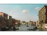 Venedigvedute vom Palazzo Vendramin Calergi bis hin zur Kirche san Geremia by William James, oil on canvas, sold Mar 2025