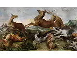 Auf der Hatz by Frans Snyders, oil on canvas, sold Sep 2018