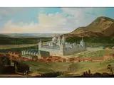 Blick auf den Escorial by Antonio Joli, oil on canvas, sold Jul 2015