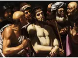 Ecce Homo by Neapolitanischer Caravaggist des, oil on canvas, sold Jun 2025