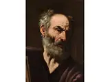 Portrait Eines Philosophen by Jusepe de Ribera, oil on canvas, sold Dec 2023