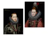 Margarete von Österreich by Frans Pourbus d. J., oil on panel, offered Jun 2024