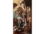 Untitled by Francesco de Mura, oil on canvas, sold Sep 2022