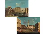 Der Campo Santi Apostoli by Francesco Tironi, oil on canvas, sold Mar 2024