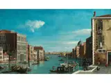 Vedute des Campo san vio by William James, oil on canvas, sold Jun 2021