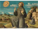 Der Heilige Franziskus Empängt die Wundmale by Francesco Raibolini Francia, oil on canvas, sold Dec 2025