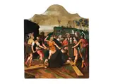 Jesus Fällt Unter dem Kreuz by Marcellus Coffermans, oil, sold Dec 2025