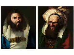 Demosthenes by Giovanni Domenico Tiepolo, oil on canvas, sold Mar 2017