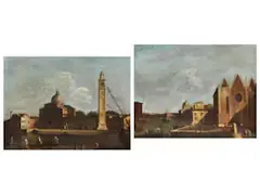 Canal Grande mit Blick von Santa Maria Della Carita zum Bacino di san Marco by Francesco Tironi, oil on canvas, sold Mar 2026