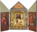 Russisch, um 1900 by Grosses Triptychon, tempera, offered Jun 2015